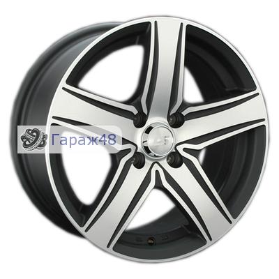 LS 230 R15 / 6.5J PCD 5x100 ET 38 ЦО 57.1 Литые Черный матовый полированный